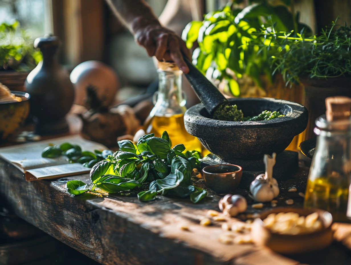 pesto  alimentation