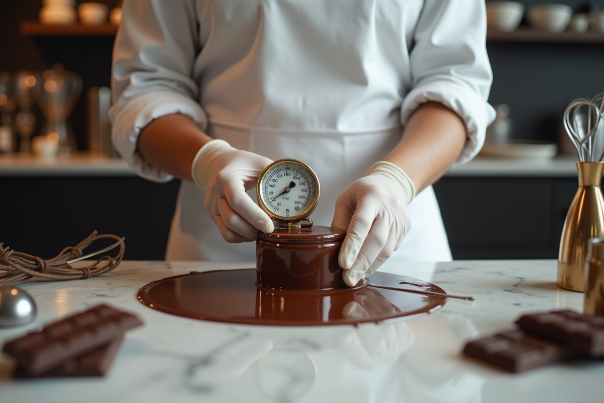thermomètre chocolat