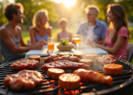 Barbecue et salade : délices estivaux pour des repas en plein air