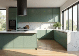 Cuisines 2025 : tendance couleur la plus populaire et styles à adopter