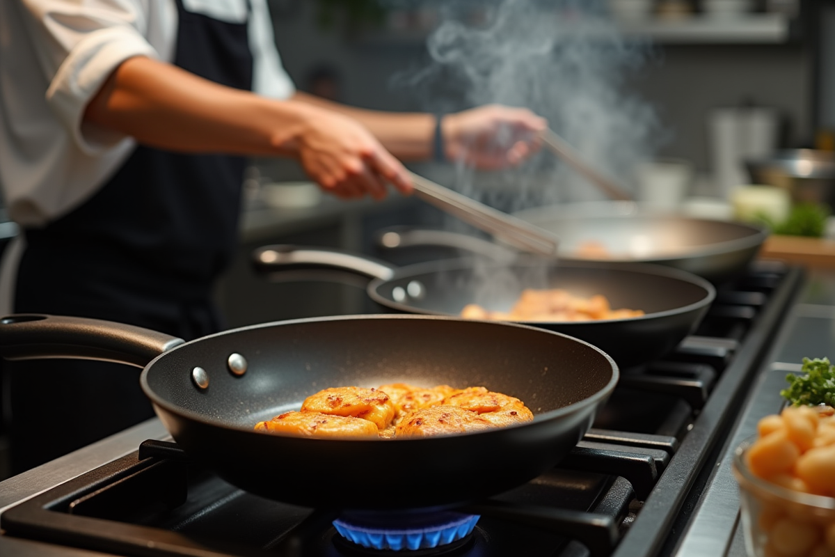poêle cuisine