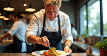 Gordon Ramsay : meilleure cuisine au monde révélée ! Gordon Ramsay en cuisine de restaurant haut de gamme